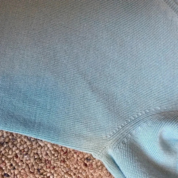 Ann Taylor Loft Cashmere Merino Wool Blend V Neck Sweater Women Size S Stretch - Picture 8 of 8